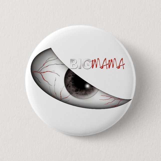BADGE ROND 5 CM BIGMAMA BUTTON WHITE (Devant)