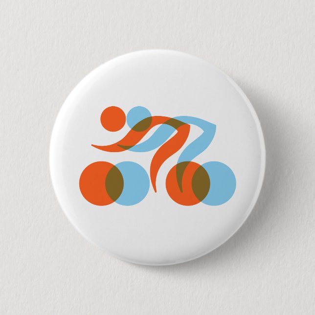 Badge Rond 5 Cm Biking_Fever_2_cyclers.png (Devant)