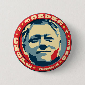 Badge Rond 5 Cm Bill Clinton - tâtonnement : Bouton d'OHP