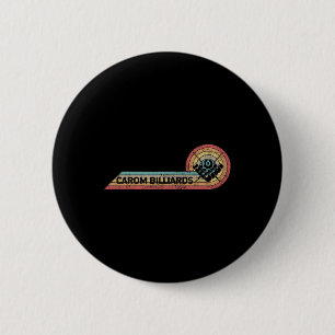 Badge Rond 5 Cm Billard Carom Retro Lecteur Vintage Bande Film