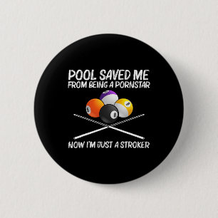 Badge Rond 5 Cm Billard cool Pour Hommes Femmes Billard 8 Ball Poo