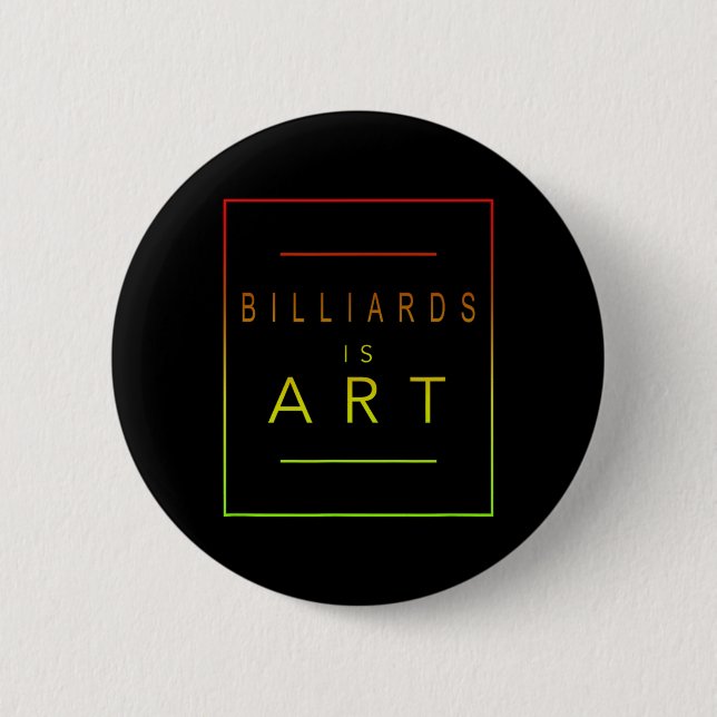 Badge Rond 5 Cm Billard - Is Art - Billiard - Hob esthétique (Devant)