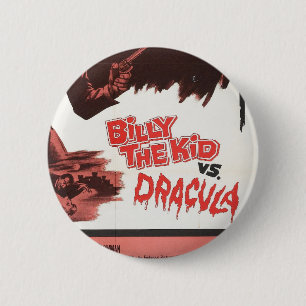 Badge Rond 5 Cm Billy l'enfant contre le bouton d'étiquette de