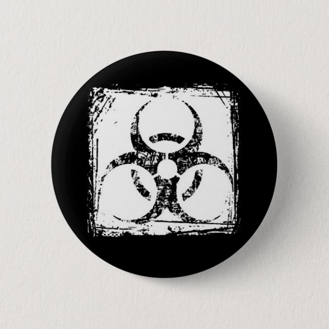 Badge Rond 5 Cm Biohazard (Devant)