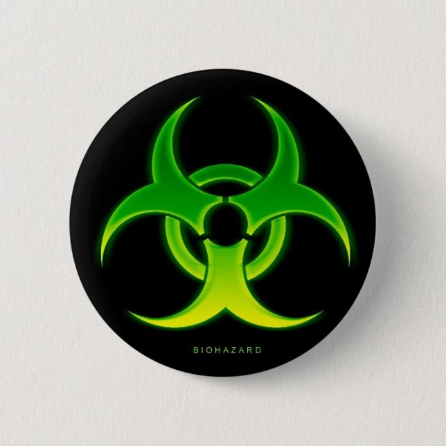 Badge Rond 5 Cm BioHazard (Devant)