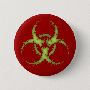 Badge Rond 5 Cm Biohazard - xdist