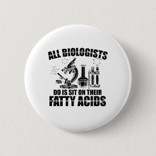 Badge Rond 5 Cm Biologistes   Biology Toxits Laboratory Science