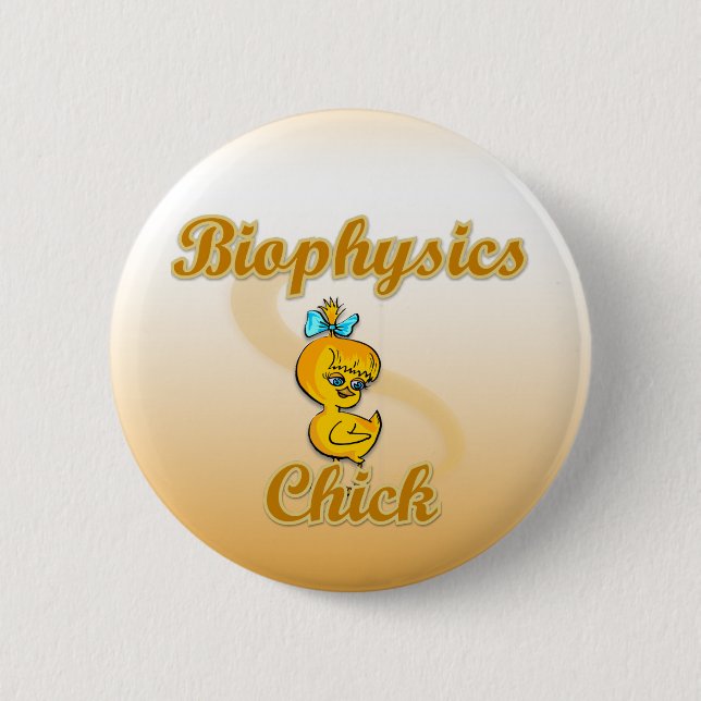 Badge Rond 5 Cm Biophysique Chick (Devant)