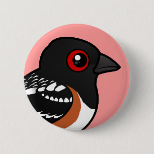 Badge Rond 5 Cm Birdorable a repéré le Towhee