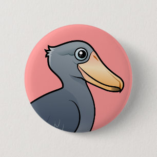 Badge Rond 5 Cm Birdorable Shoebill