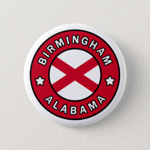 Badge Rond 5 Cm Birmingham Alabama