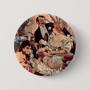 Badge Rond 5 Cm Biscuits 1896 de Champagne