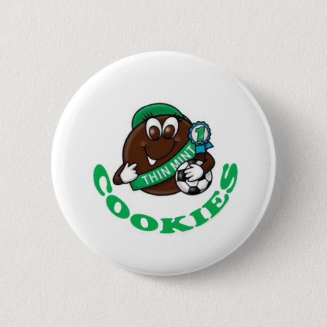 Badge Rond 5 Cm Biscuits de fille scout (Devant)