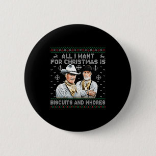 Badge Rond 5 Cm Biscuits occidentaux et citation de Noël de S