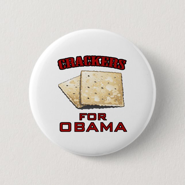 Badge Rond 5 Cm Biscuits pour Obama - customisé (Devant)