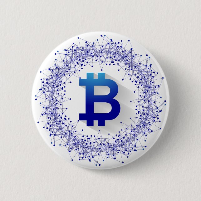 Badge Rond 5 Cm Bitcoin 5 (Devant)