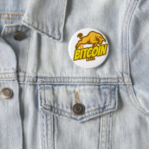 Badge Rond 5 Cm Bitcoin Bull run - Btc Crypto