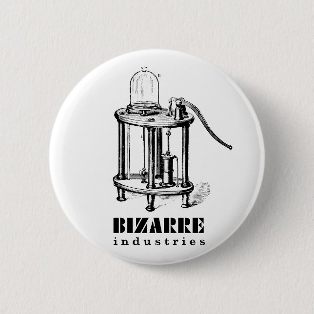 Badge Rond 5 Cm Bizarre Industries Button (Devant)