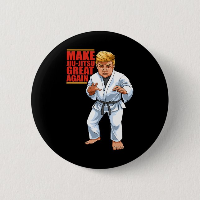 Badge Rond 5 Cm Bjj - Fonds Brésilien Jiu Jitsu Et Cadeaux Grapplé (Devant)