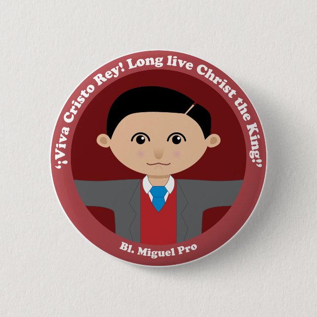 Badge Rond 5 Cm Bl. Miguel pro (Devant)