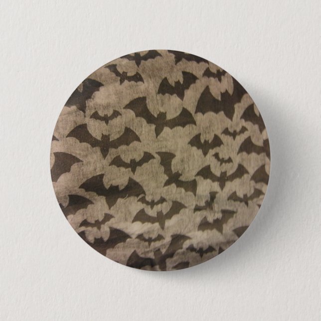 Badge Rond 5 Cm Black Bats (Devant)