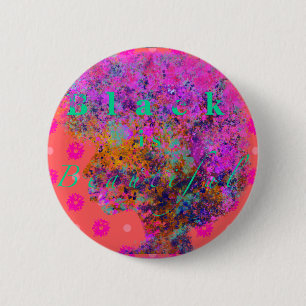 Badge Rond 5 Cm Black est magnifique