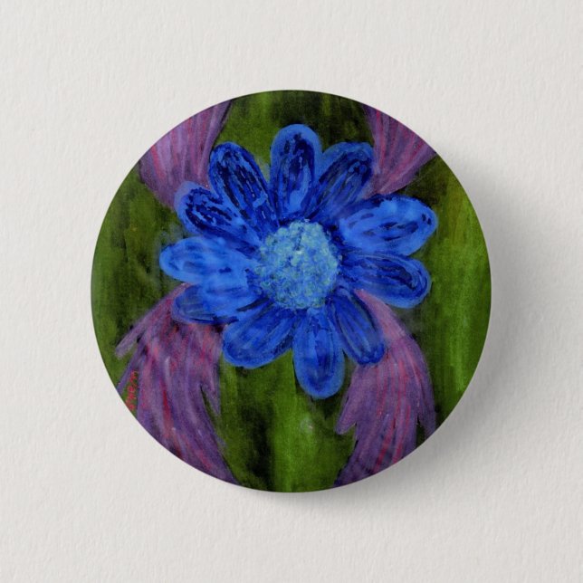 Badge Rond 5 Cm Black Eye Susan 1a (Devant)