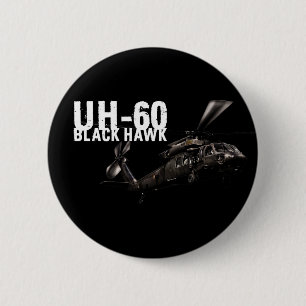 Badge Rond 5 Cm Black Hawk