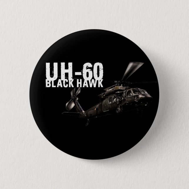 Badge Rond 5 Cm Black Hawk (Devant)