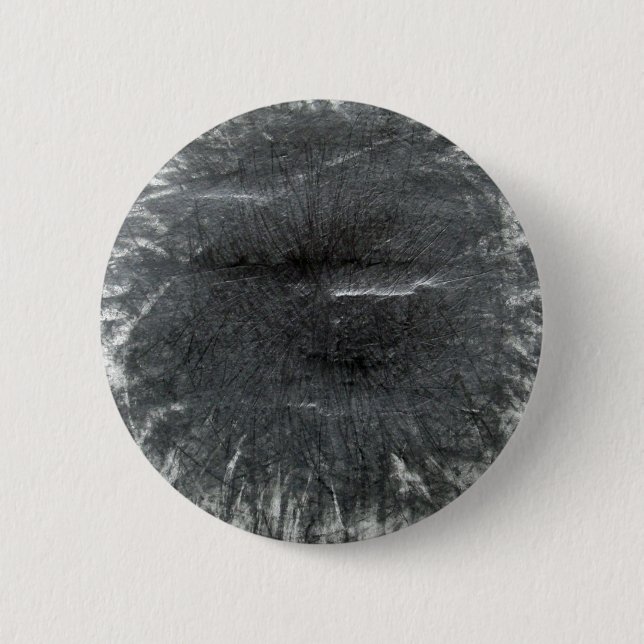 Badge Rond 5 Cm Black Sun gris gris graphite abstrait (Devant)