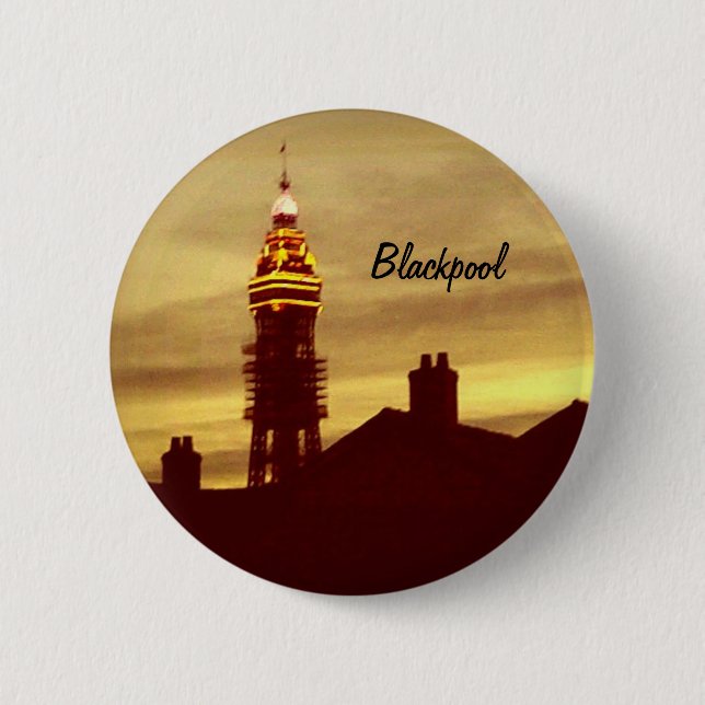 Badge Rond 5 Cm Blackpool (Devant)