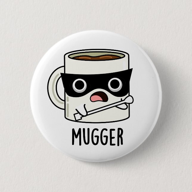 Badge Rond 5 Cm Blagueur Blagues de Tasse Drôles  (Devant)