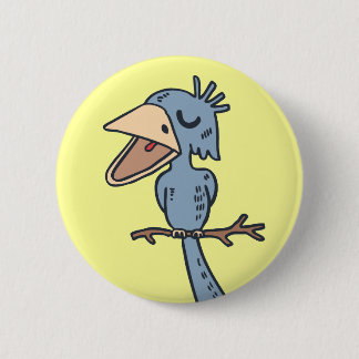 Badge Rond 5 Cm Blah Blah Bird