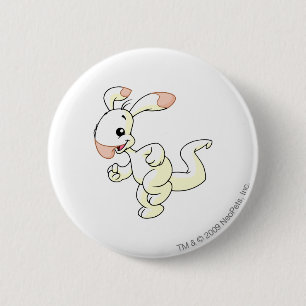 Badge Rond 5 Cm Blanc de Blumaroo