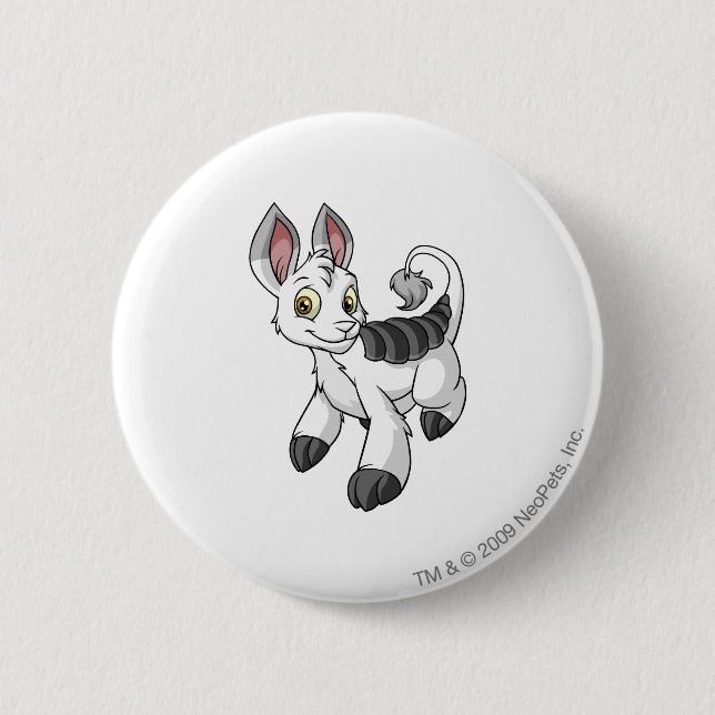 Badge Rond 5 Cm Blanc de Bori (Devant)