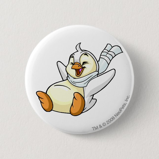 Badge Rond 5 Cm Blanc de Bruce (Devant)