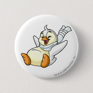 Badge Rond 5 Cm Blanc de Bruce
