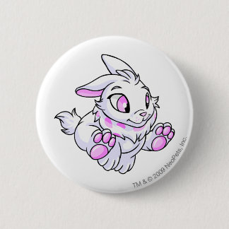 Badge Rond 5 Cm Blanc de Cybunny