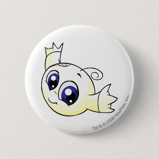 Badge Rond 5 Cm Blanc de Kiko