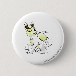 Badge Rond 5 Cm Blanc de Lupe