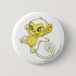 Badge Rond 5 Cm Blanc de Mynci