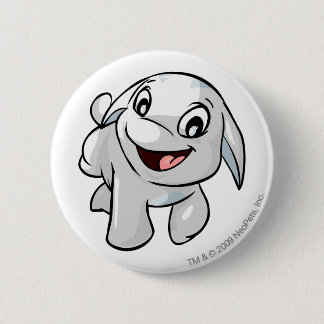 Badge Rond 5 Cm Blanc de Poogle
