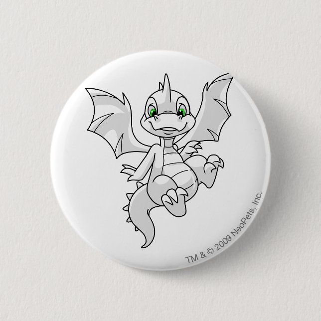 Badge Rond 5 Cm Blanc de Scorchio (Devant)
