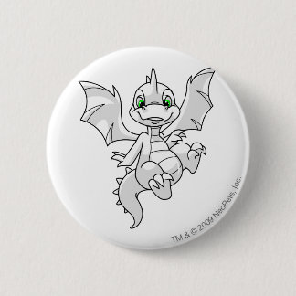 Badge Rond 5 Cm Blanc de Scorchio