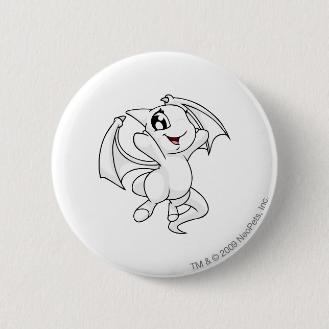 Badge Rond 5 Cm Blanc de Shoyru (Devant)