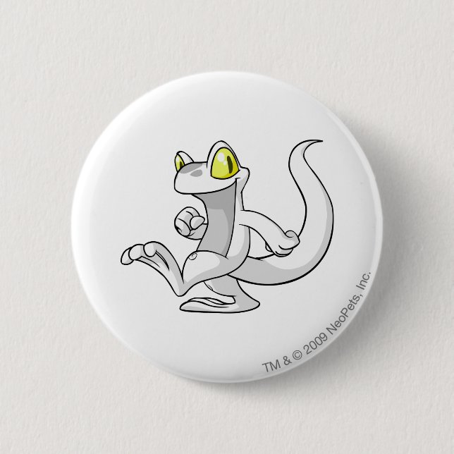 Badge Rond 5 Cm Blanc de Techo (Devant)