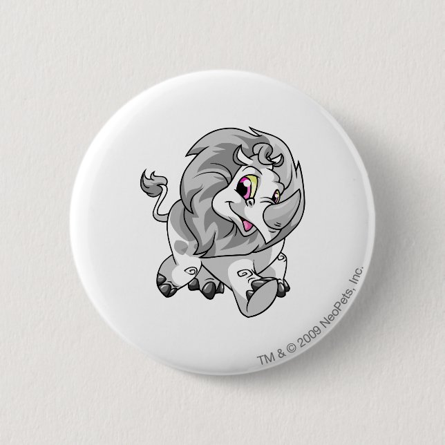 Badge Rond 5 Cm Blanc de Tonu (Devant)
