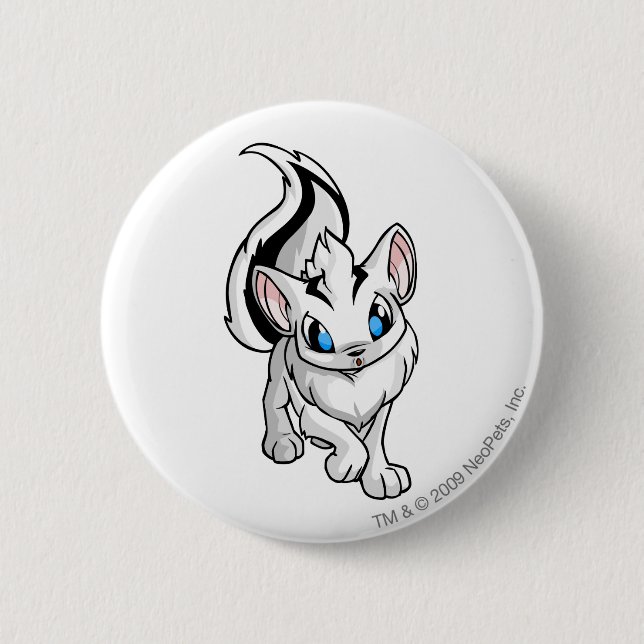 Badge Rond 5 Cm Blanc de Xweetok (Devant)