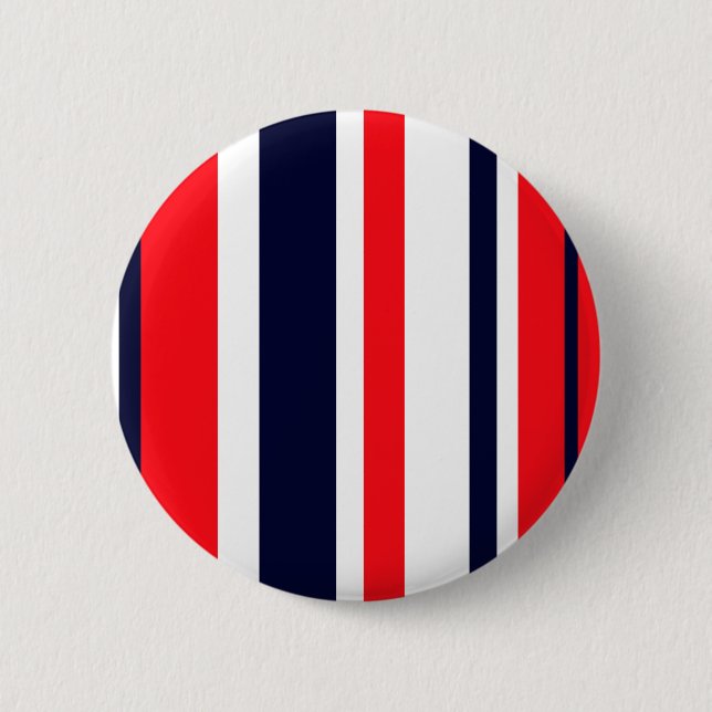 Badge Rond 5 Cm Blancs, Bleus Et Rouges (Devant)