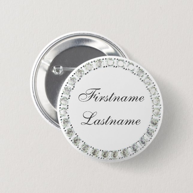Badge Rond 5 Cm Blancs personnalisables (Devant & derrière)